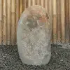Product image 5 of the product “Riverstone Lantern with carved motiv on one side, Light can shine through. in the sizes from 35cm to 55cm, Natural finish ”